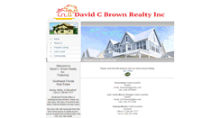 Desktop Screenshot of davidcbrownrealty.com