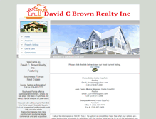 Tablet Screenshot of davidcbrownrealty.com